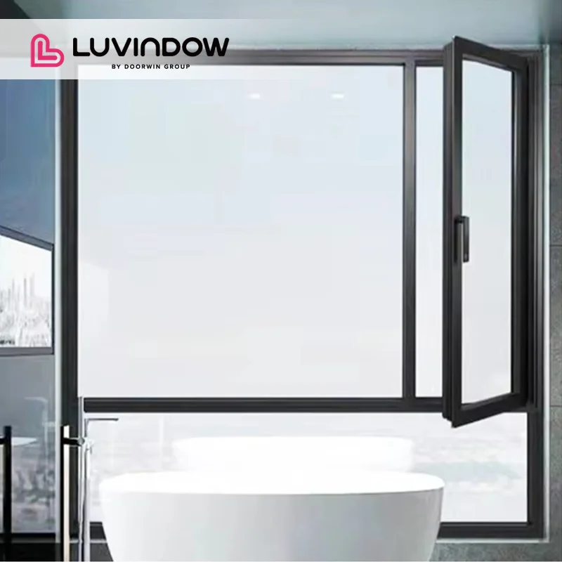 Modern Style Narrow Edge Thermal Break Aluminum Tilt and Turn Hurricane Windows