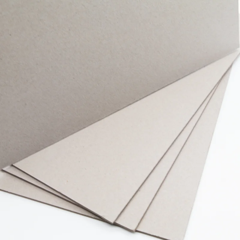 Hard Stiff 2.54mm cardboard sheet for book file gray board