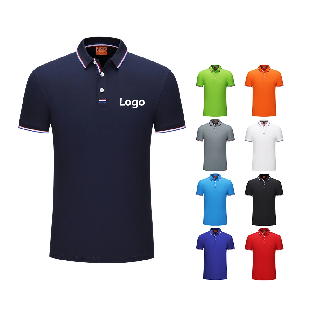 Sublimation Tshirt Custom Logo Knit Long Sleeves Quick Dry 100% Polyester Men Plain Work Golf Polo Shir