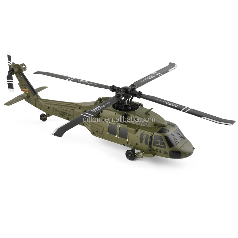 WLtoys K170 Black Hawk UH-60L RC Four-blade Brushless Helicopter 2.4G 4CH  Flying Copter Model With 6-axis Gyroscope