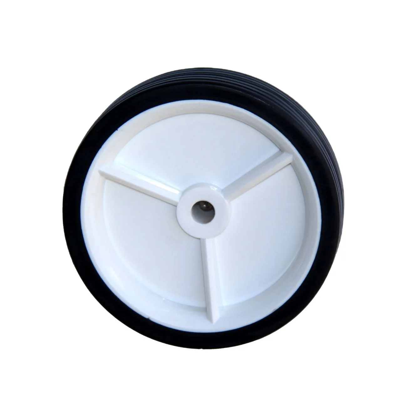 
6 inch solid rubber wheel with plastic hub for air compressor 