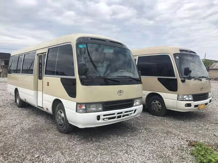 Japanese passenger Bus TOYOTA Coaster mini bus Used 17/19seats
