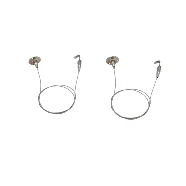 Aluminum bidirectional wire locking device Copper zinc alloy 8 bidirectional 3mm wire clamping device steel rope hanging lamp