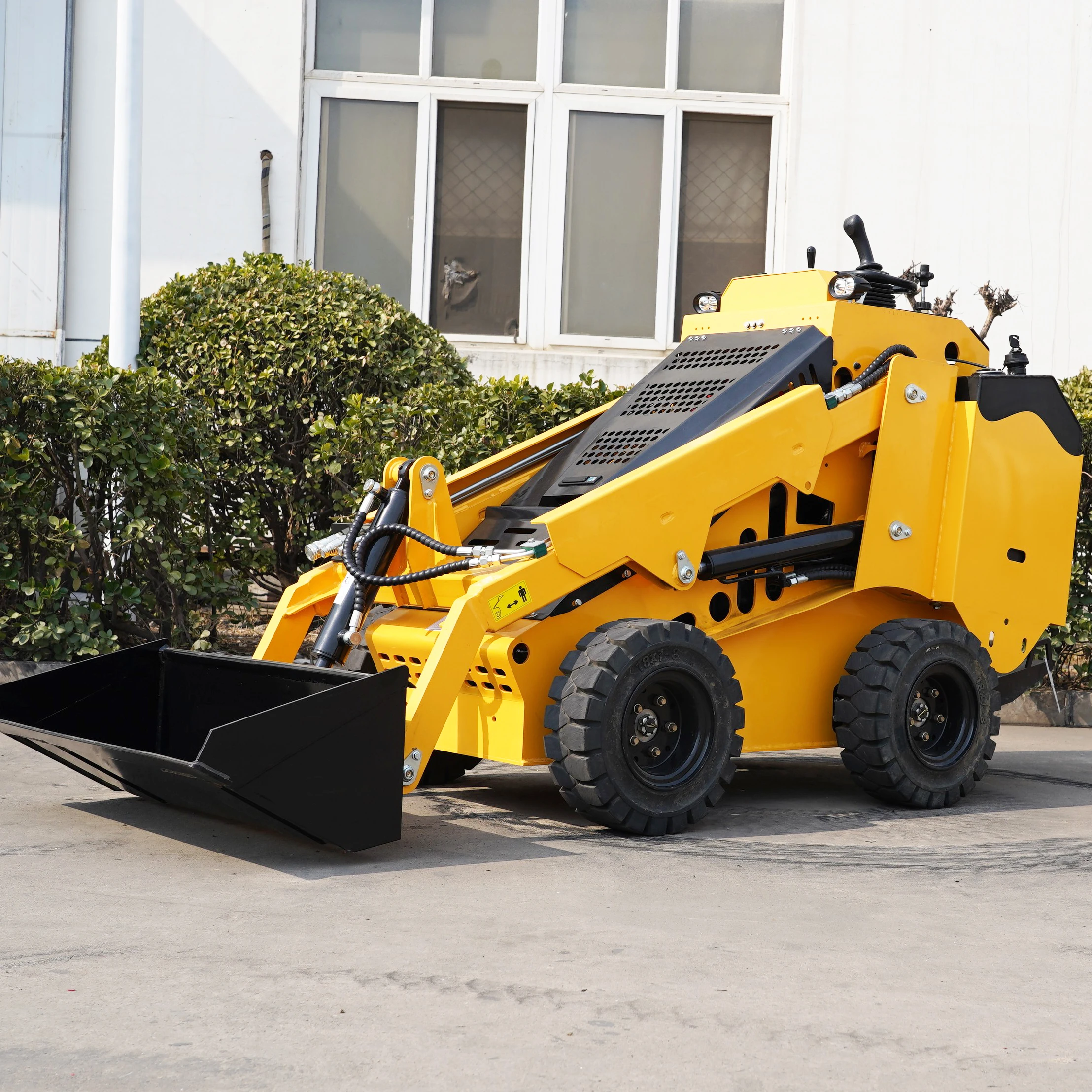 Wheel Slip Loader Mini Skid Steer Loaders Machine Wheel Backhoe Loader for Digger