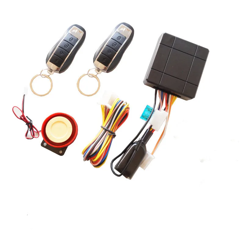 Motorcycle anti-theft alarm LCD liquid crystal two-way alarm 12V remote control start flameout