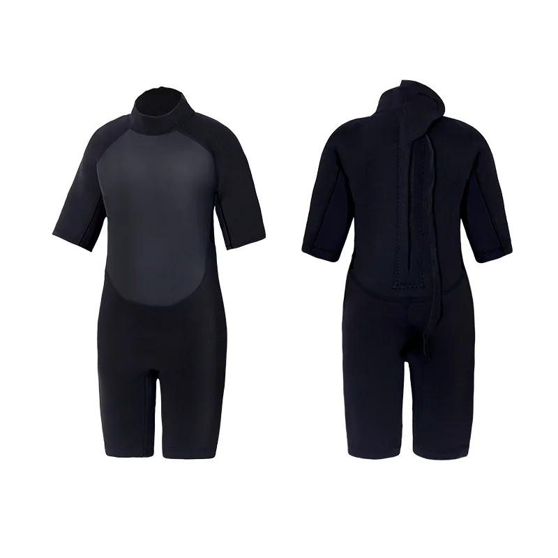 3mm SBR Neoprene Wetsuit Thermal Warm Bathing Suit Short Surfing Swimsuit Swimwear for Kids