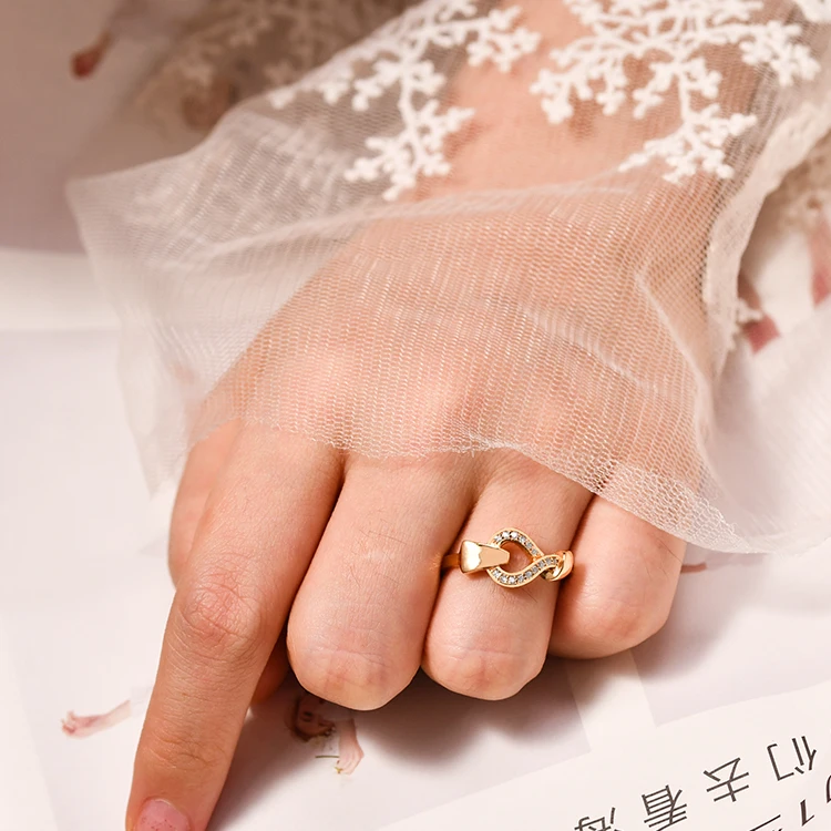 
Latest Designs Luxury 925 Sterling Silver Women Diamond 14K 18K 22K 24K Rose Gold Wedding Ring 