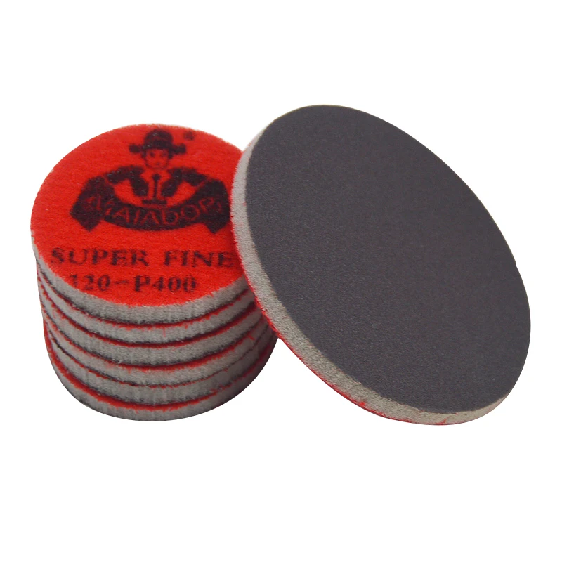 P180 320 400 500 - 2500 абразивная наждачная бумага с поролоновым крючком и петлей 2 дюйма 3 4 6 дюймов диск для полировки металла шлифовальная губка
