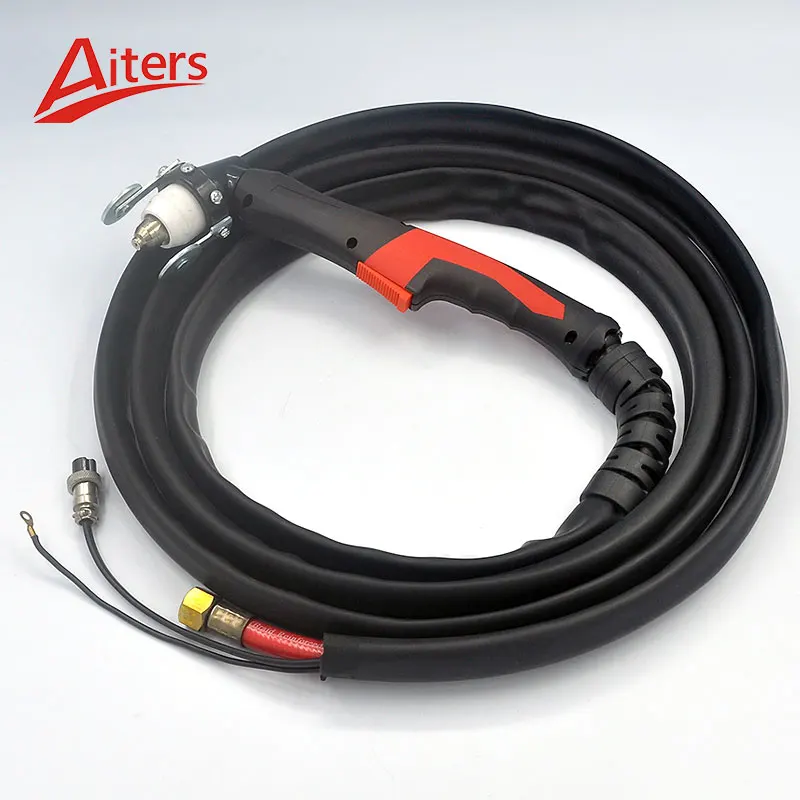 P80 Plasma Cutting Cutter Torch with Quality Two-color Square Hand Torch Pilot Arc for LGK60 80 100A Cutting Machine