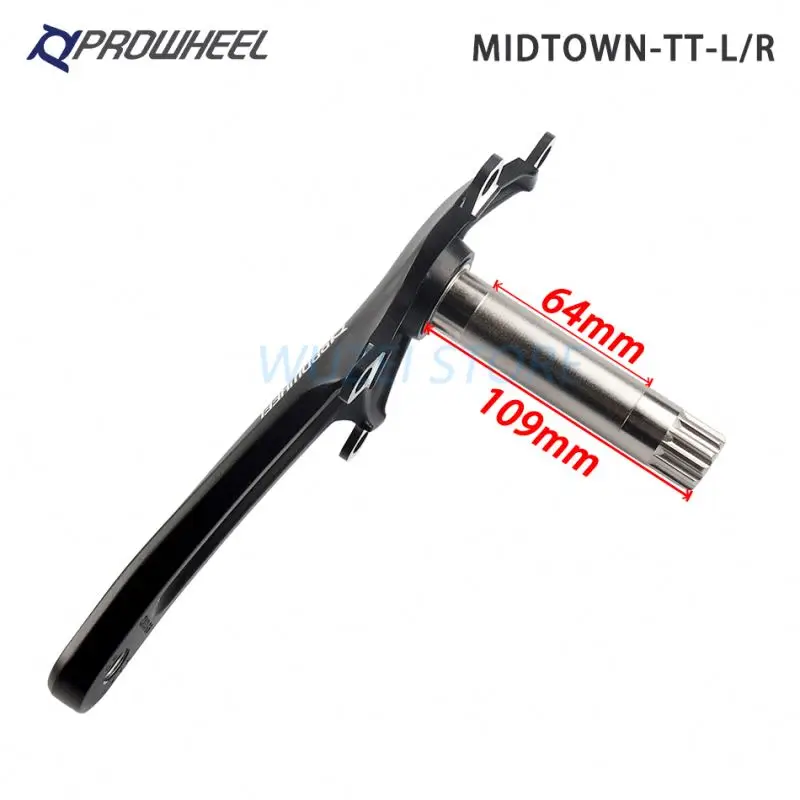 Комплект Шатунов PROWHEEL 110/130BCD для дорожного велосипеда 170/172 5 мм шоссейные/складные велосипедные кривошипы и Нижний Кронштейн BB