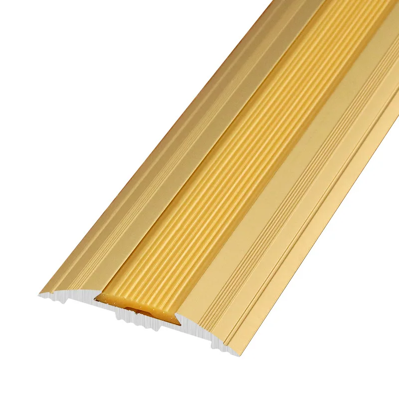 50mm width anti-slip aluminum cover strip with rubber