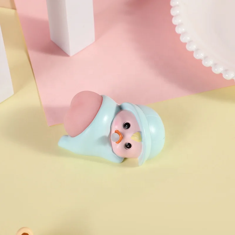 Q play Resin Animal figurines desktop ornaments office decompression toys good pinch soft play ass doll cute cartoon gift