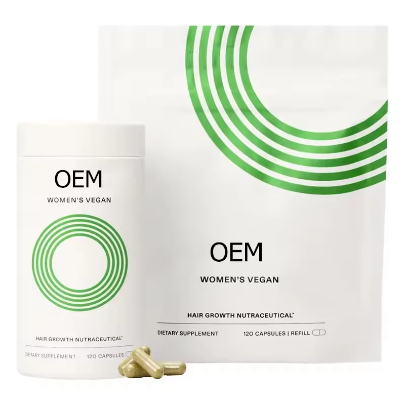 OEM ODM 2024 Popular Products Hair Growth Supplement Hair Capsules For Thicker And Stronger Hair Multiple Complex Vitamins