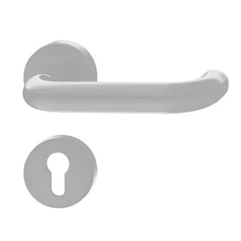 Euro profile cylinder key handle door lock escutcheon stainless steel bedroom door handles