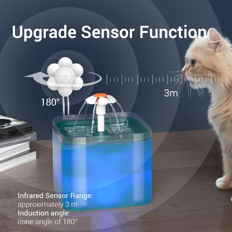 Automatic Cat Water Fountain Pet Drinking Feeder Dispenser Electronic Pet Feeder Pet Manufacturer OEM