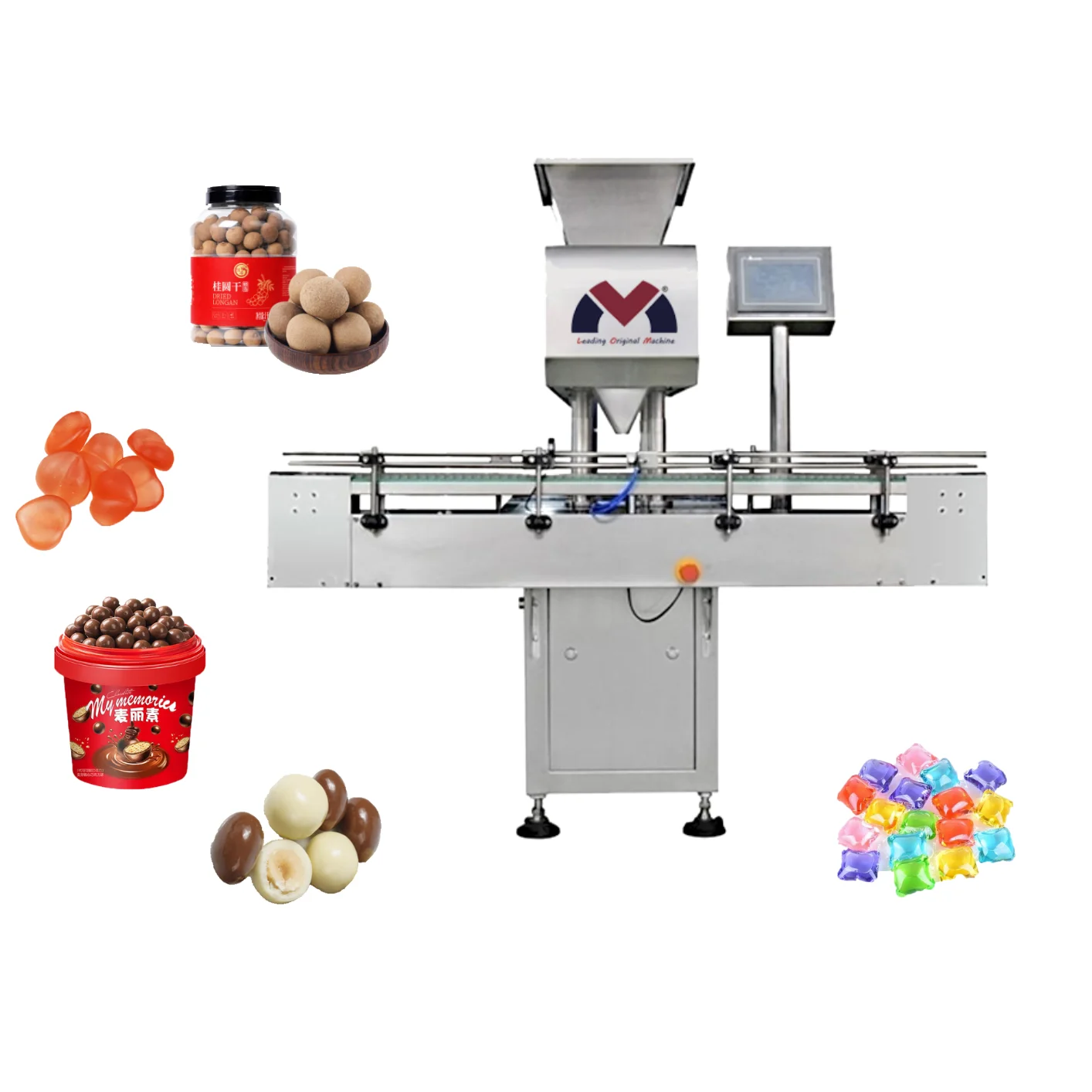 Automatic Electronic Milk Candy Screw Counting Machine Export to the USA Counting bottling Machine