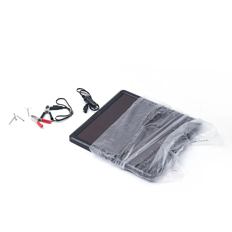 sun energy portable solar panels miniature 7.5 W amorphous portable solar generator for garden solar light or car battery