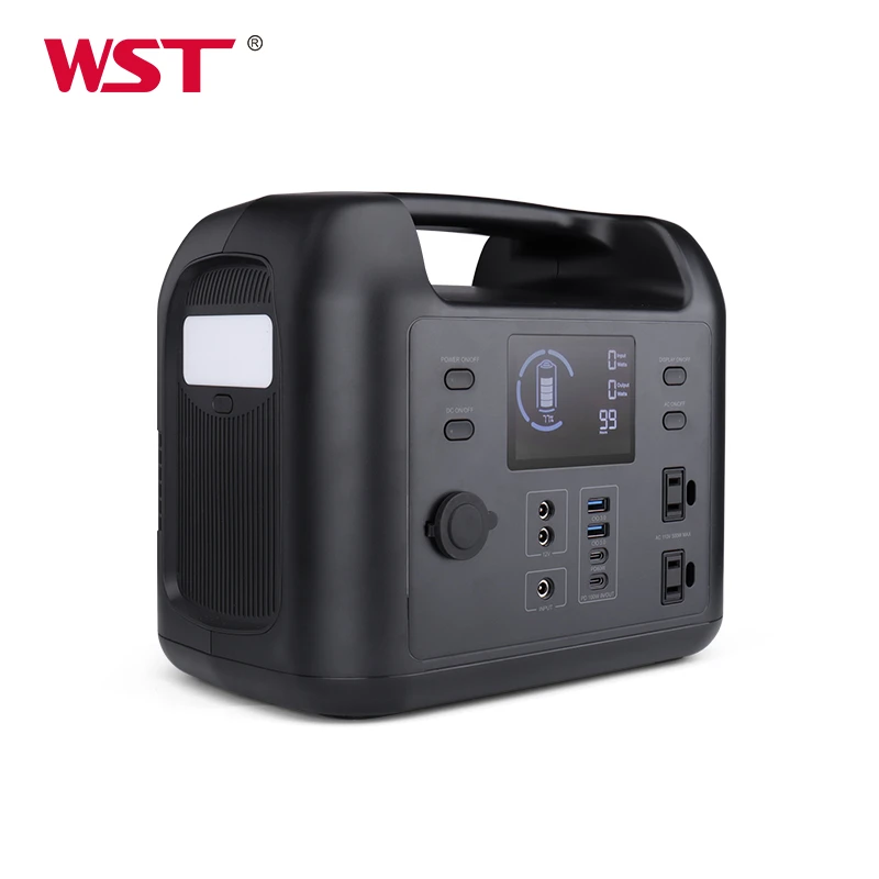 Customizable 500W AC DC ouput power bank station lifepo4 battery solar