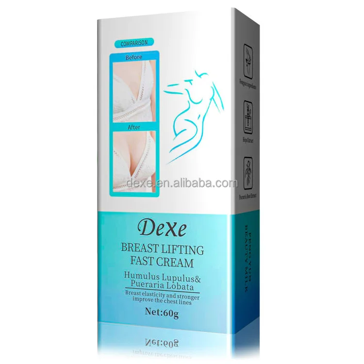 Dexe Private Label Instant Big Boobs Tight Massager Cream Best Natural Organic Firming Breast Enhancement Cream