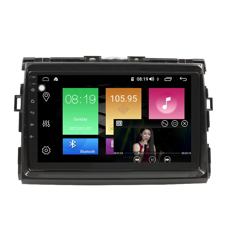 2020 IOKONE OEM Android 9,0 полный сенсорный экран CarPlay USB автомобильный видео плеер для Toyota Previa 2006-2012