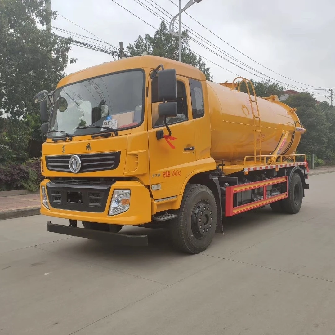 Dongfeng  4X2 Suction Sewage Sewer tanker Water Tank  Suction Cleaning Trucks