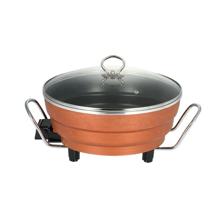 
Home Appliance Kitchen Electric Stone-coated Fry Pans 