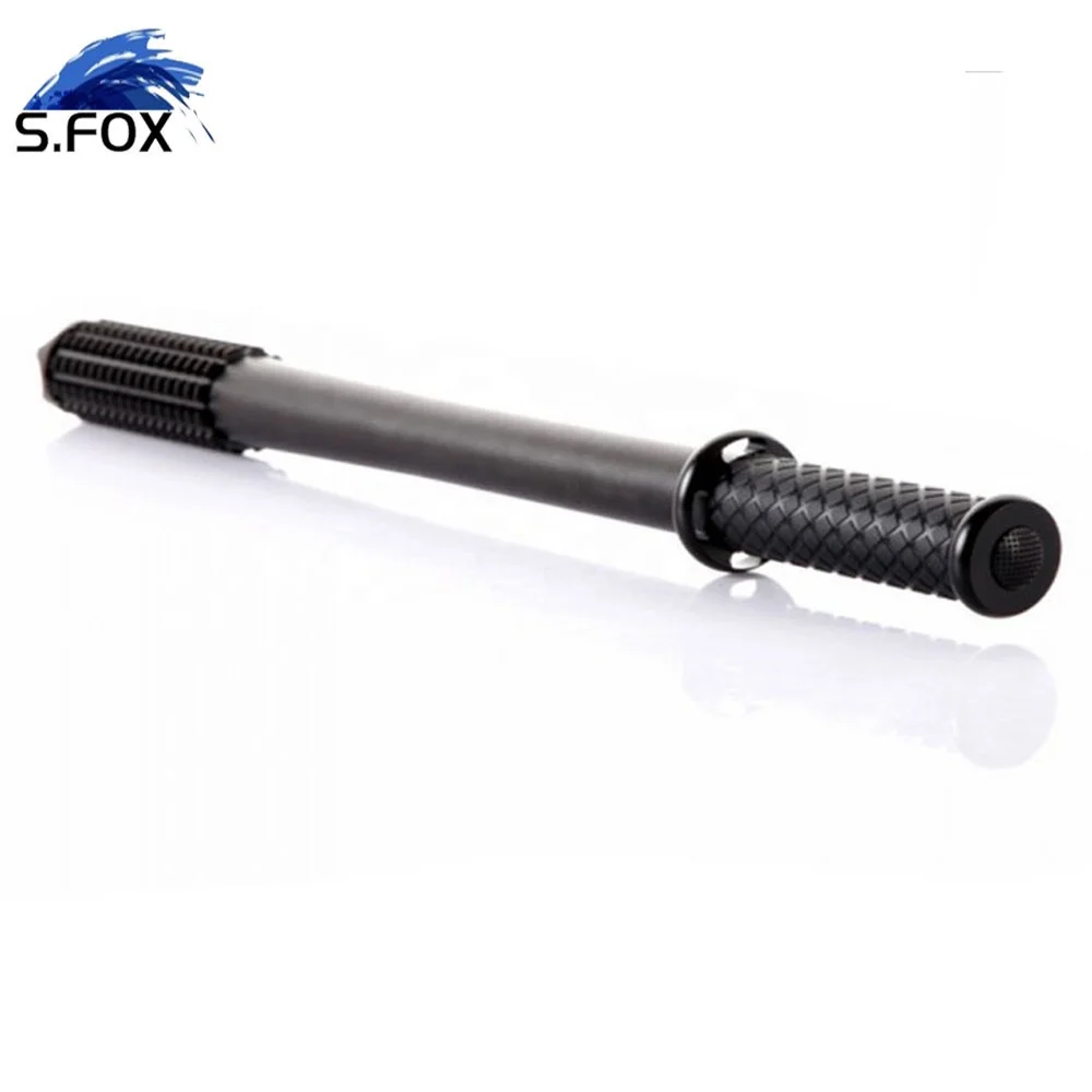 High Power Rechargeable Self Defence Security Flashlight LED Baton Torch