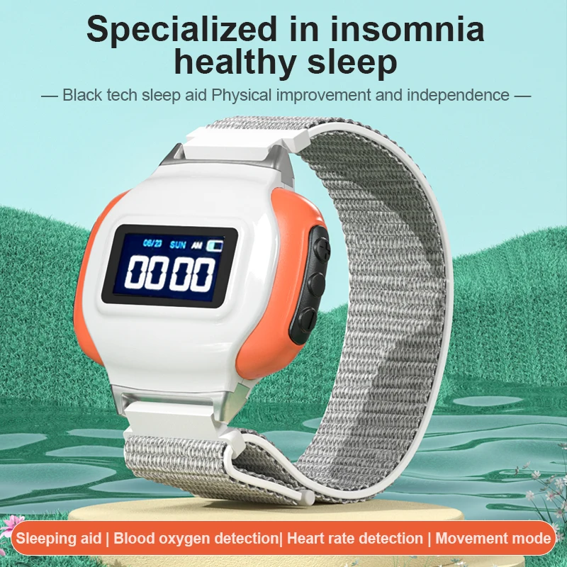 Watch Strap Sleeping Instrument Therapy  for Insomnia Heart Rate and  Blood Oxygen detection exercise pattern Wristband Sleep