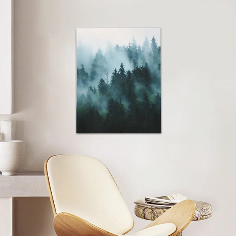 Aspire Luxury Sliver Flower Painting Wall Art for Home Decoration Set Blue Hanging Wall Art