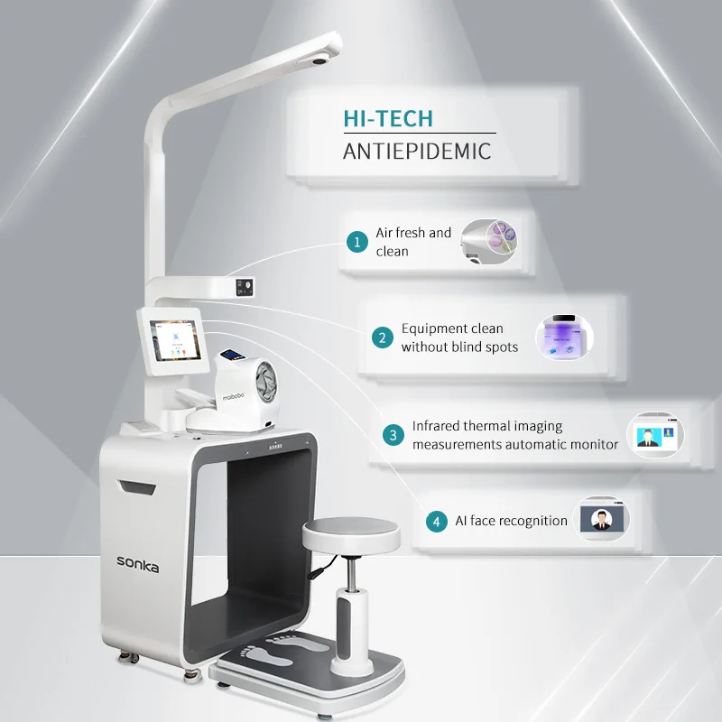 Новые продажи с завода Sonka, качественный поставщик ЭКГ Vo2, высокий вес и артериальное давление, медицинский осмотр, киоск, печать