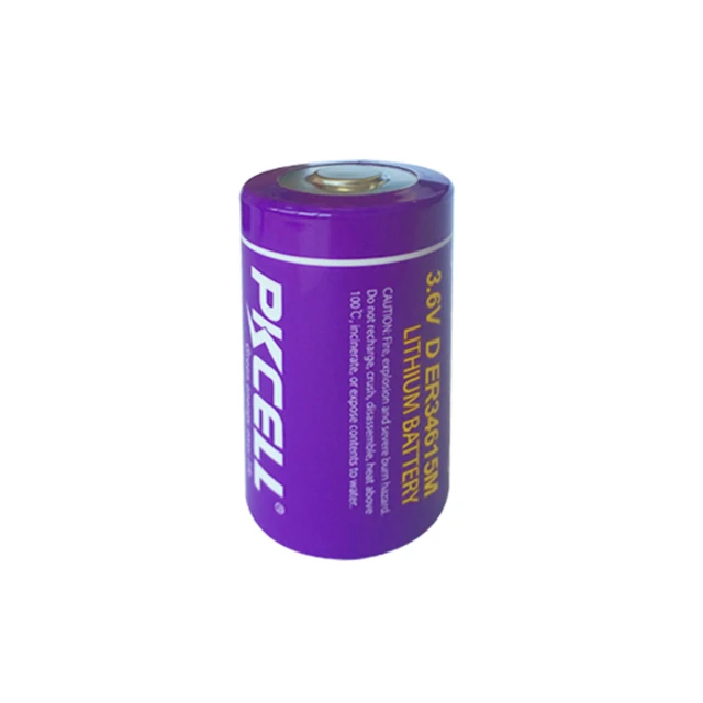 Pkcell brand ER34615 D size 3.6V primary lithium battery Li-SOCL2 battery ER34615  batteries