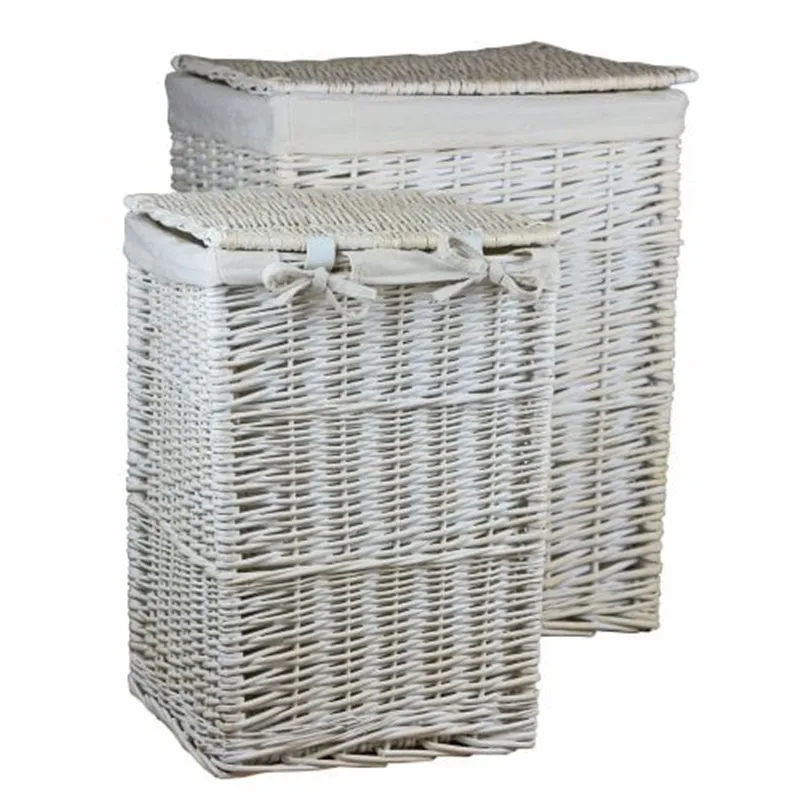 OEM Square Wicker Laundry Basket