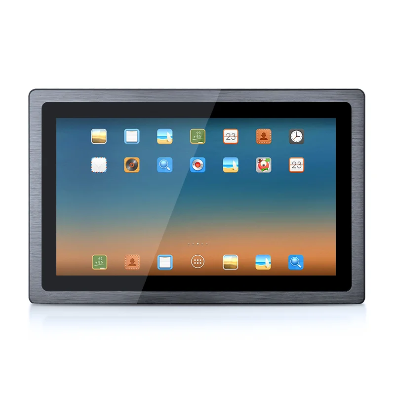 7 8 10.1 11.6 inch panel pc 3MM Bezel Waterproof Embedded Wifi android panel mounted touch screen pc for industrial