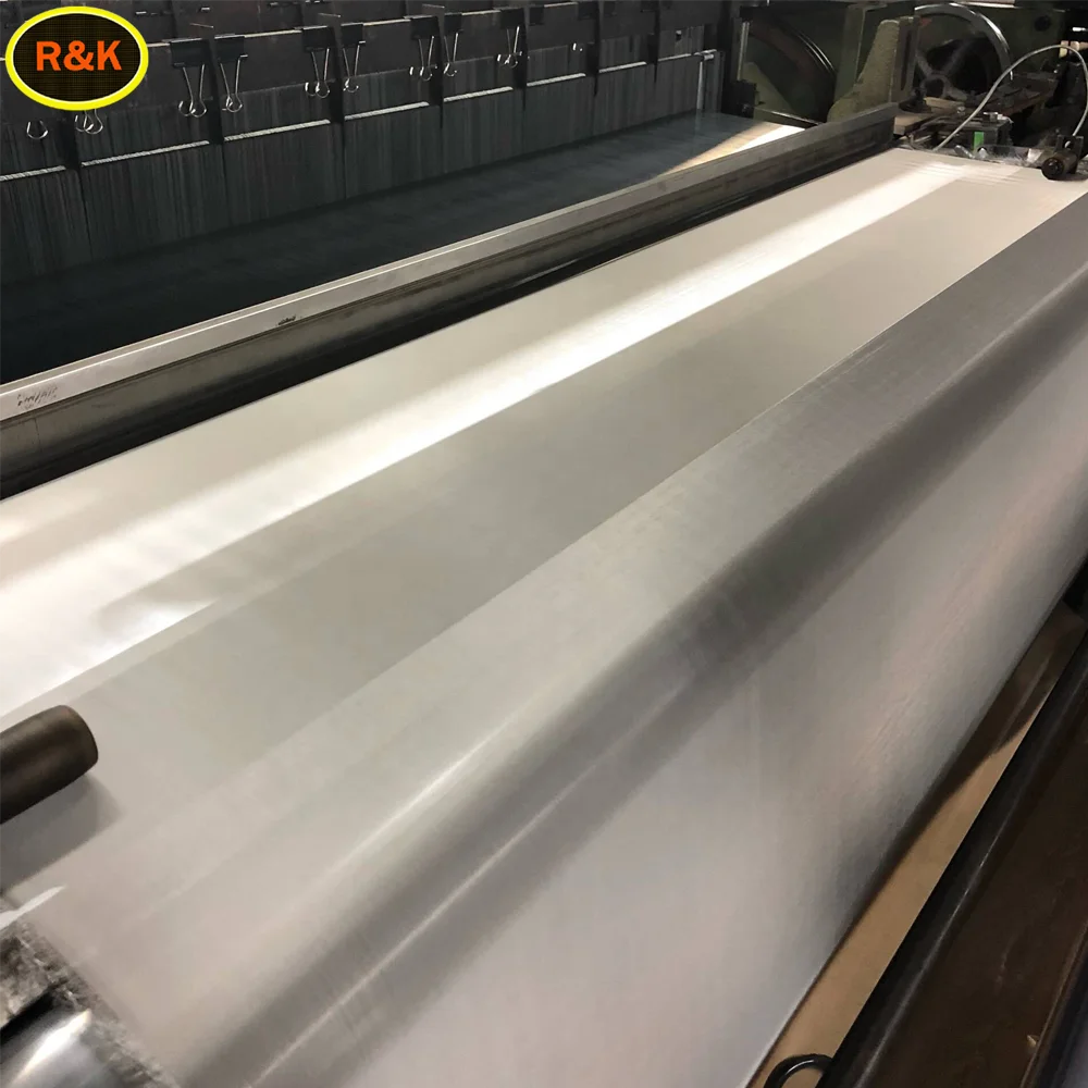 321 304 316 Durable Stainless Steel Woven Mesh 0.1mm 0.28mm Wire Wiping Machinery Double Layer And Single Layer Optional