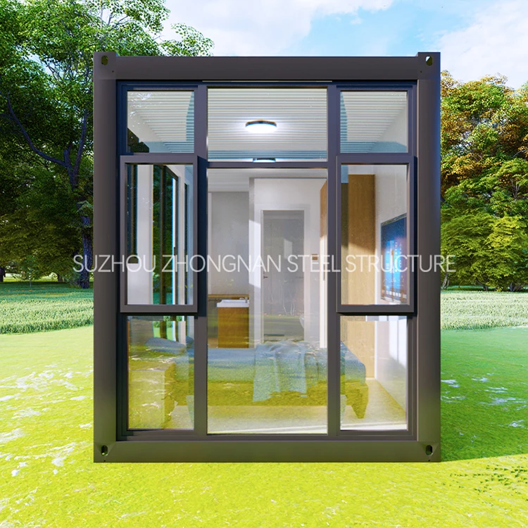 40ft mediterranean style prefab flat pack container home cheap price prefabricated shop modular house for malaysia