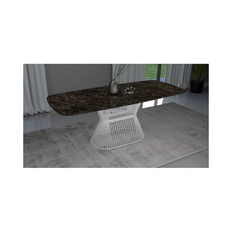 Wholesale Italy Brand Modern Style Practical Elegant Design Rectangular Table for Restaurants