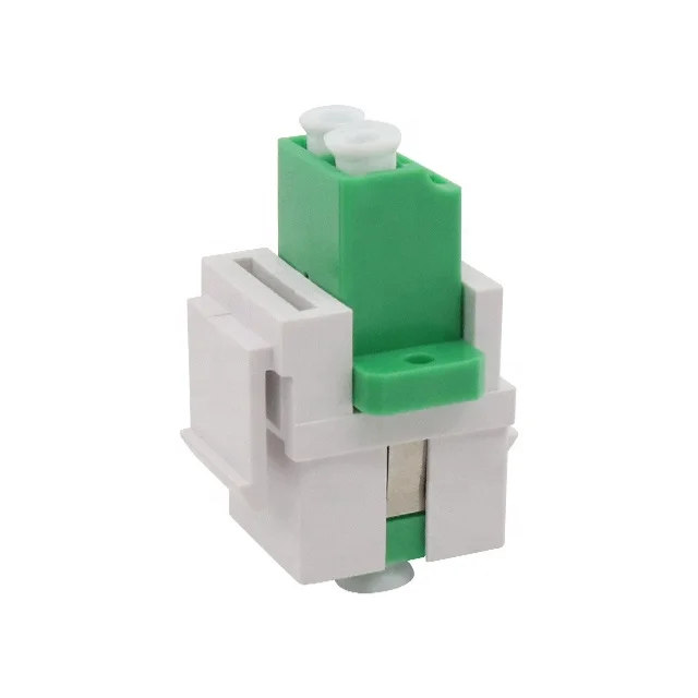 Factory Price fiber optical adapter LC SC SM Multimode Duplex Fiber Optic Keystone jacket Coupler Adapter