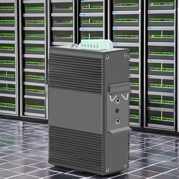 OEM & ODM новый оригинальный Промышленный Коммутатор Ethernet POE 1000 Мбит/с подключение 1 * RJ45 Гигабитный оптический интерфейс FX