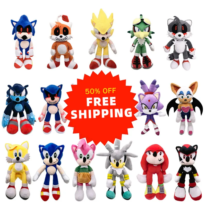 Free Shipping Hedgehog Sonic Plush Toy SONIC Plush Tars Hedgehog Creative Doll
