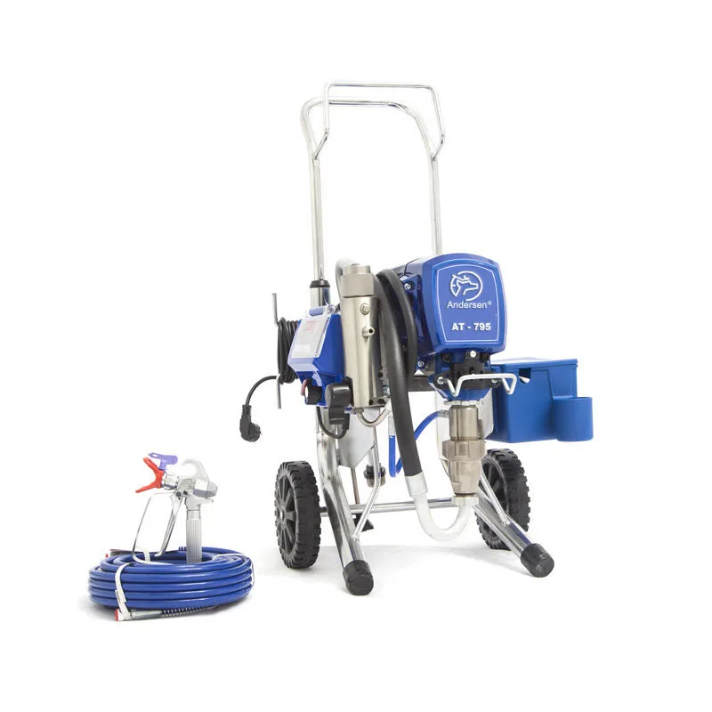 110-220V Electric Airless Paint Sprayer with Wheels 4.0 LMP Pump Manual Battery Powered Industrial Paint Spray Applications