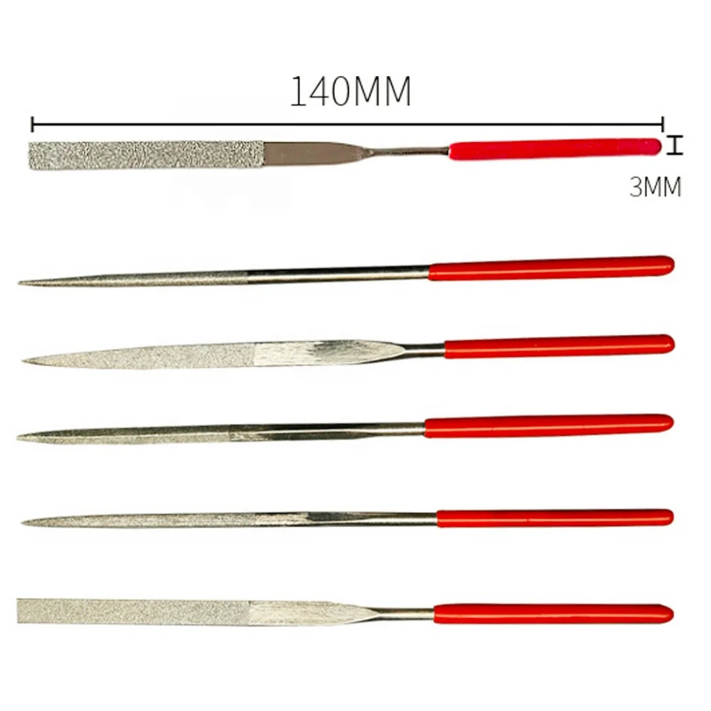 Mini File Set 5pcs/set Wood Rasp Files Needle Carving Tools Metal Filing Tool Woodworking DIY Folder Hobby Hand Tool