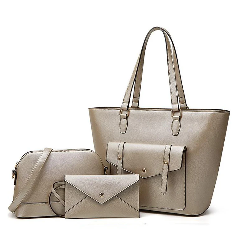 Unique Leather Handbags Ladies Purse Designer Custom 3 Piece Set Crossbody Shoulder Women Hand Bags