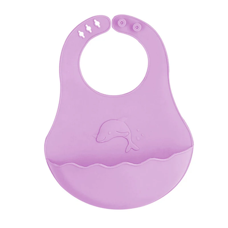 Детский силиконовый нагрудник