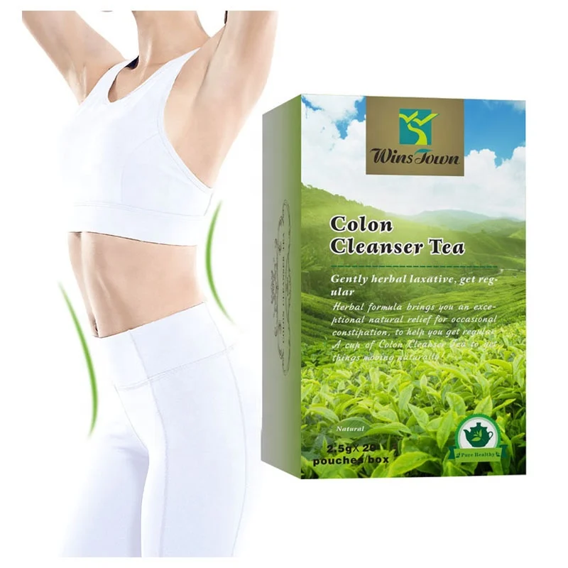 Оптовая продажа Очищающий чай для толстой кишки органические натуральные травы Детокс похудения