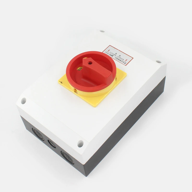 Lw30-25/32a load isolation switch with waterproof case IP65 universal conversion power cut off 63/100A