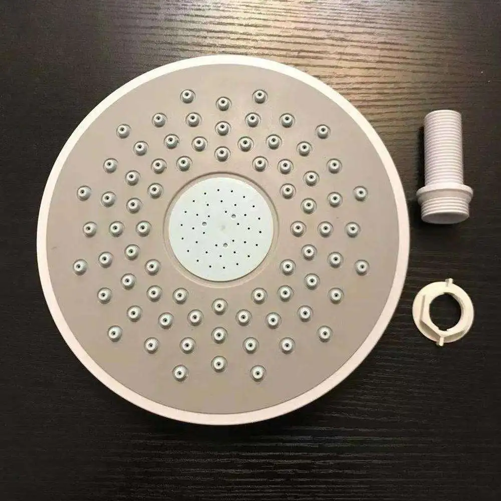 Hydrorelax Chromed Plated Bathroom Square Shower 12 inch bubble rainbow  shower head square