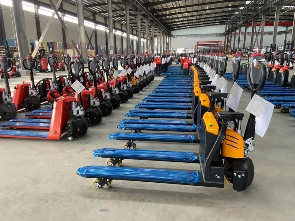 1.5t 1.8t 2.0t Lithium Battery Pallet Truck Pallet Jack mobile charger  mini hydraulic mover pump  pallet truck WELIFTRICH