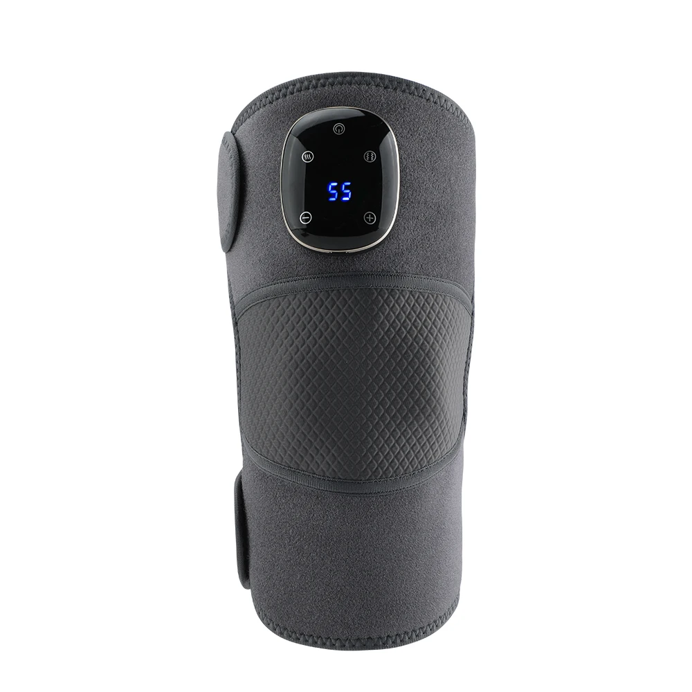 Hot Selling Massage Products Knee Wrap Heat Pad Joint Massage Pain Relief Vibration Infrared Electric Heating Knee Massager