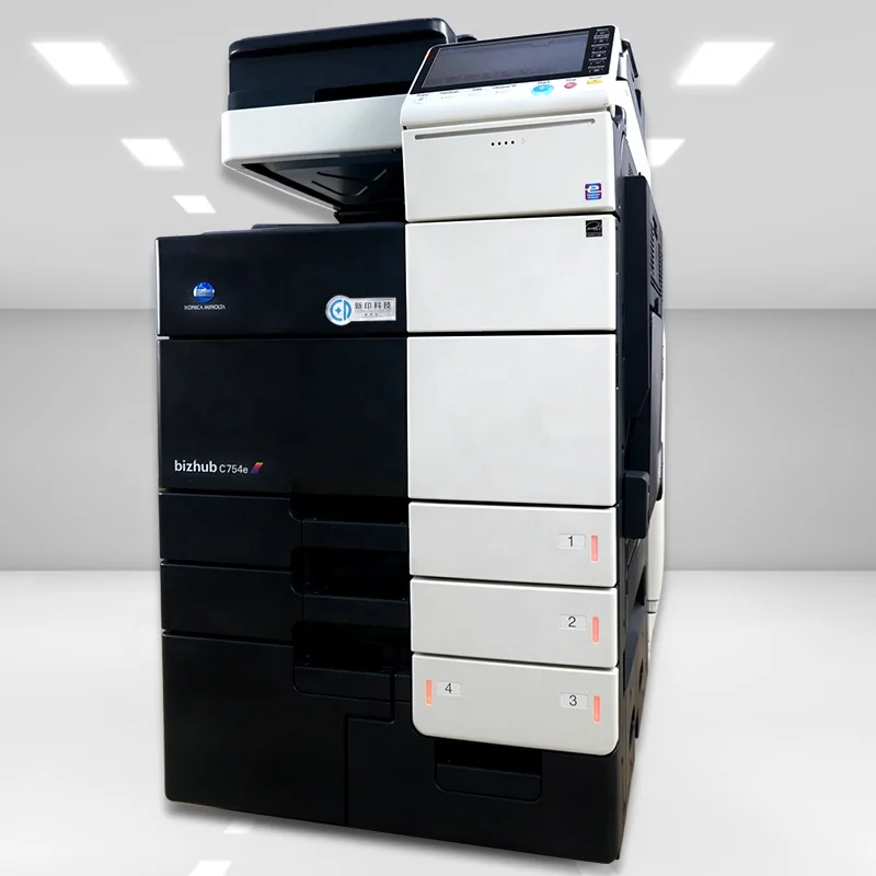 Export Gebrauchte Kopiergerat Farbfoto Fixiereinheit Kopierer Drucker Scanner Fotokopier for Konica Minolta Bizhub c224 7020