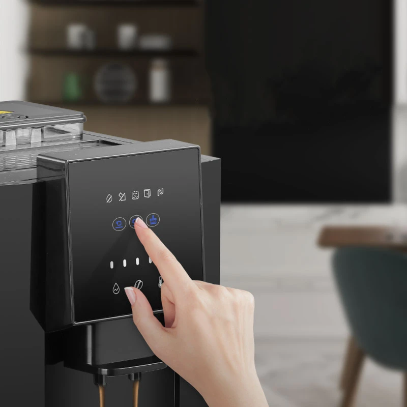 Factory Price Multifunctional Office Household Fully Automatic Espresso Coffee Maker Machine With Grinder